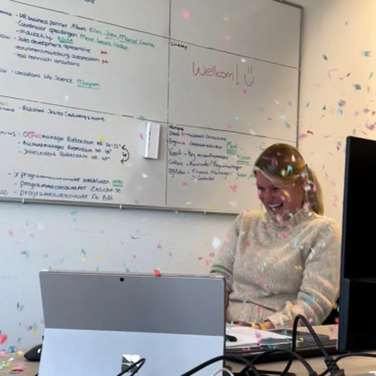 Confetti voor Monique